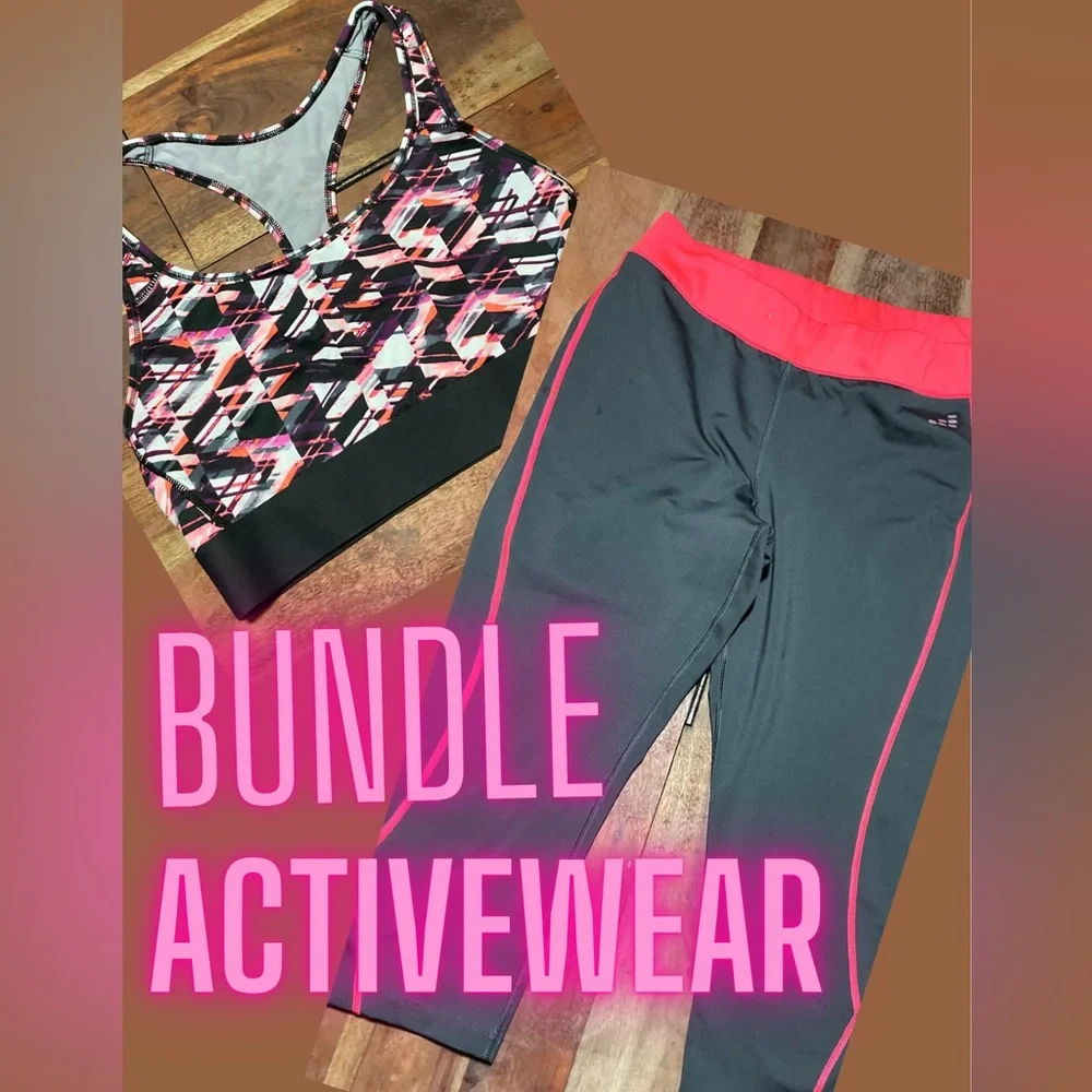 Bundle Activewear, Victoria Sport Sport-bra & BCG compression pant, Sz: Small - Picture 1 of 7